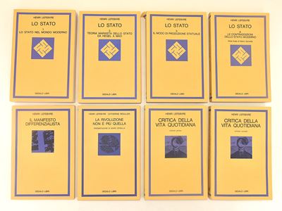 Lefebvre, Henri: lo Stato. Volumi 1-4. Dedalo Libri 1976-1978 e Altre Opere