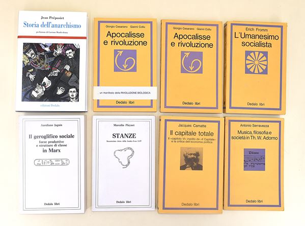 Edizioni Dedalo libri. Filosofia politica - 8 volumi in brossura editoriale