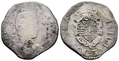Napoli. Regno di Napoli. Filippo III di Spagna (1598-1621). Tarì s.D. Iaf/g. P.r.11; Ag; 5,85gr. ...