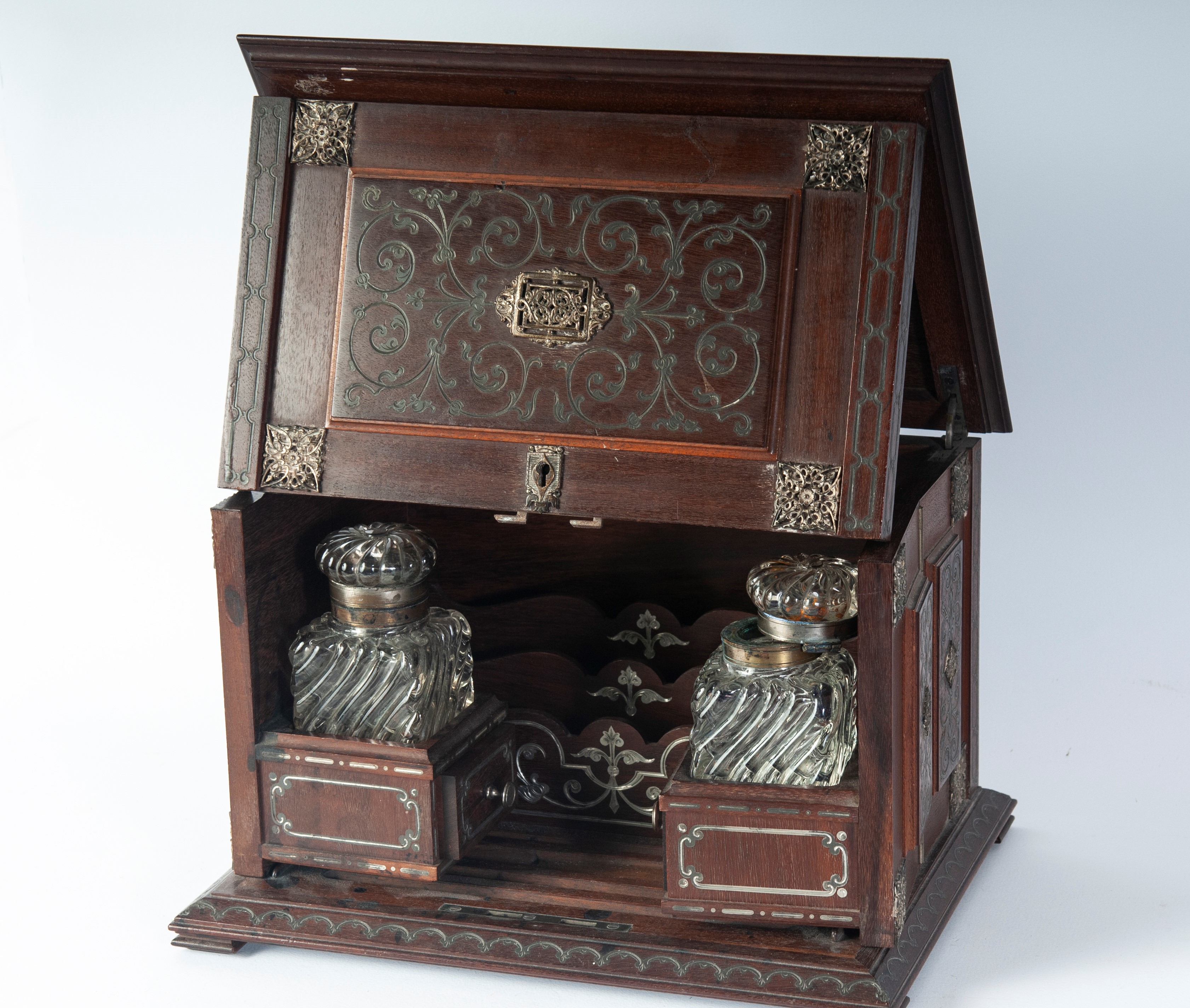 scatola calamaio da viaggio