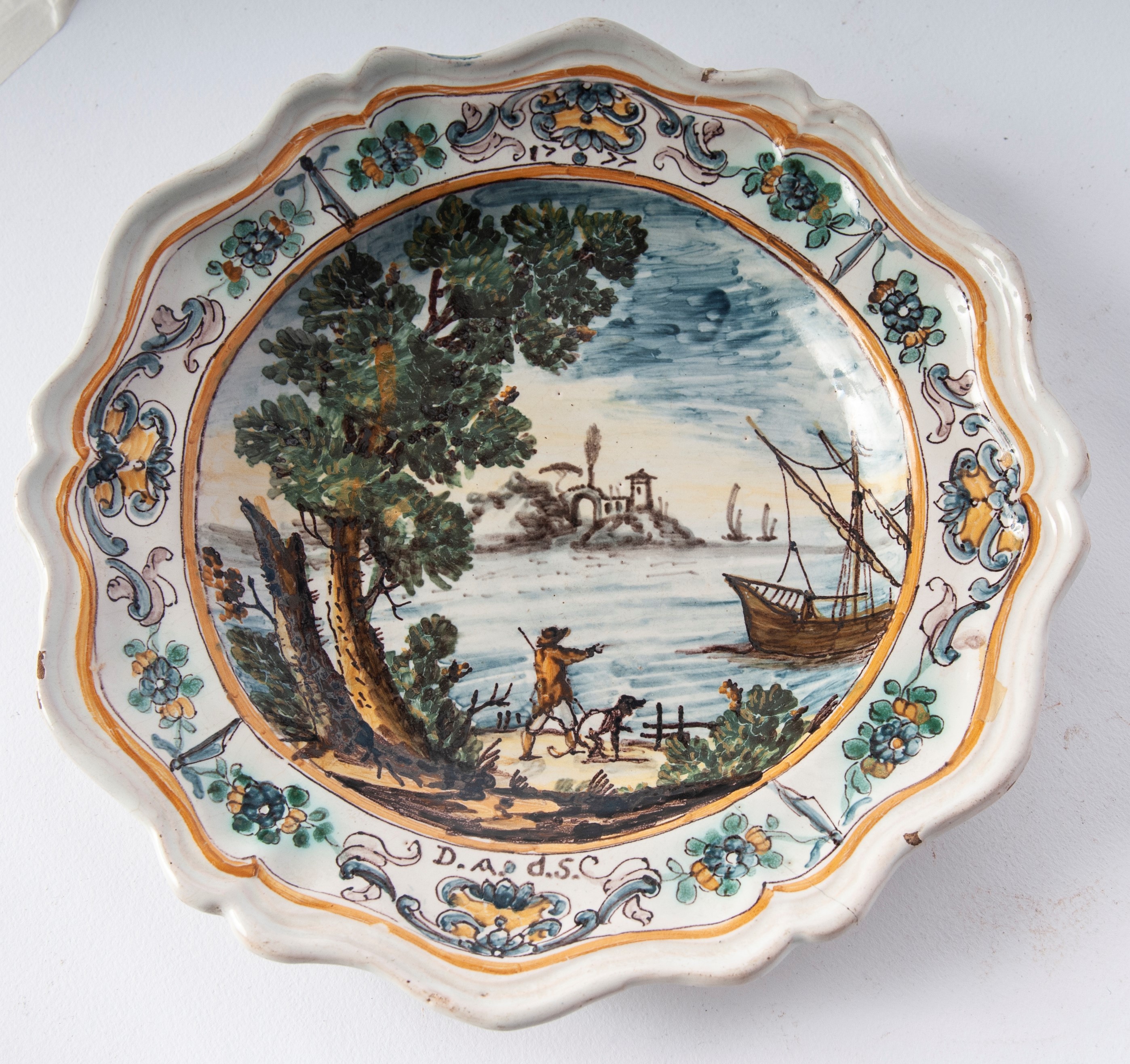 Coppia di piatti da dessert