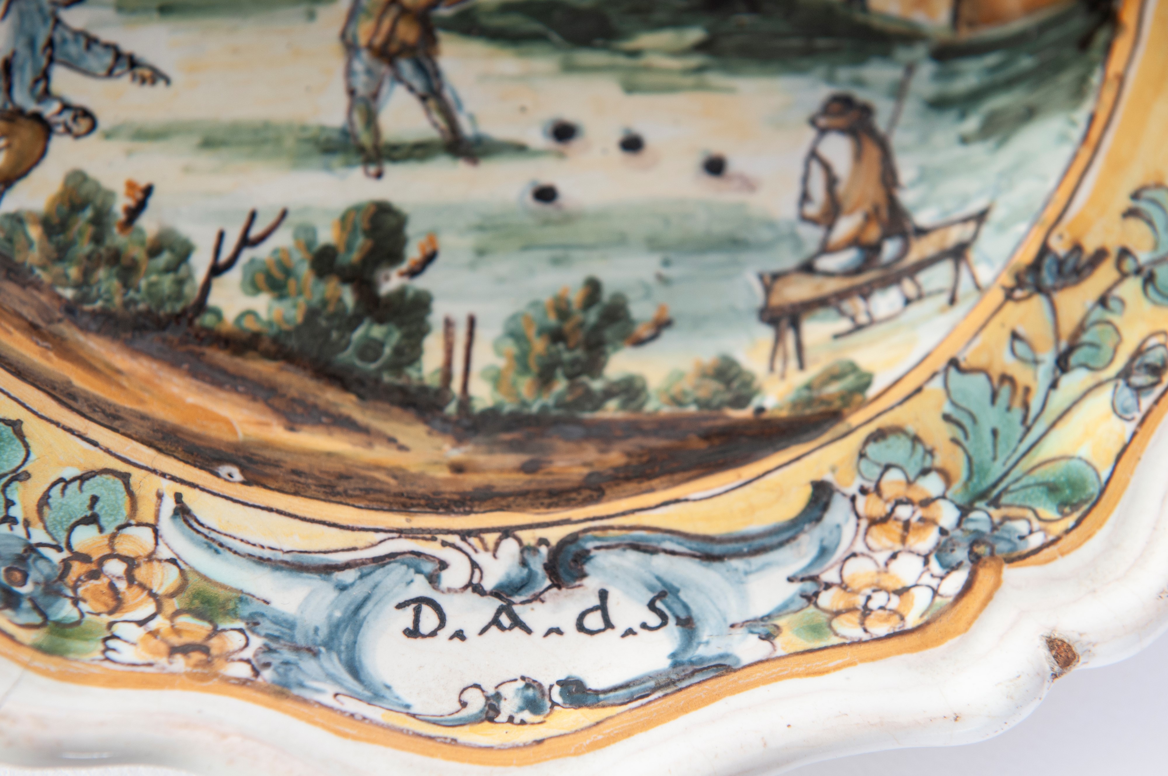 Coppia di piatti da dessert