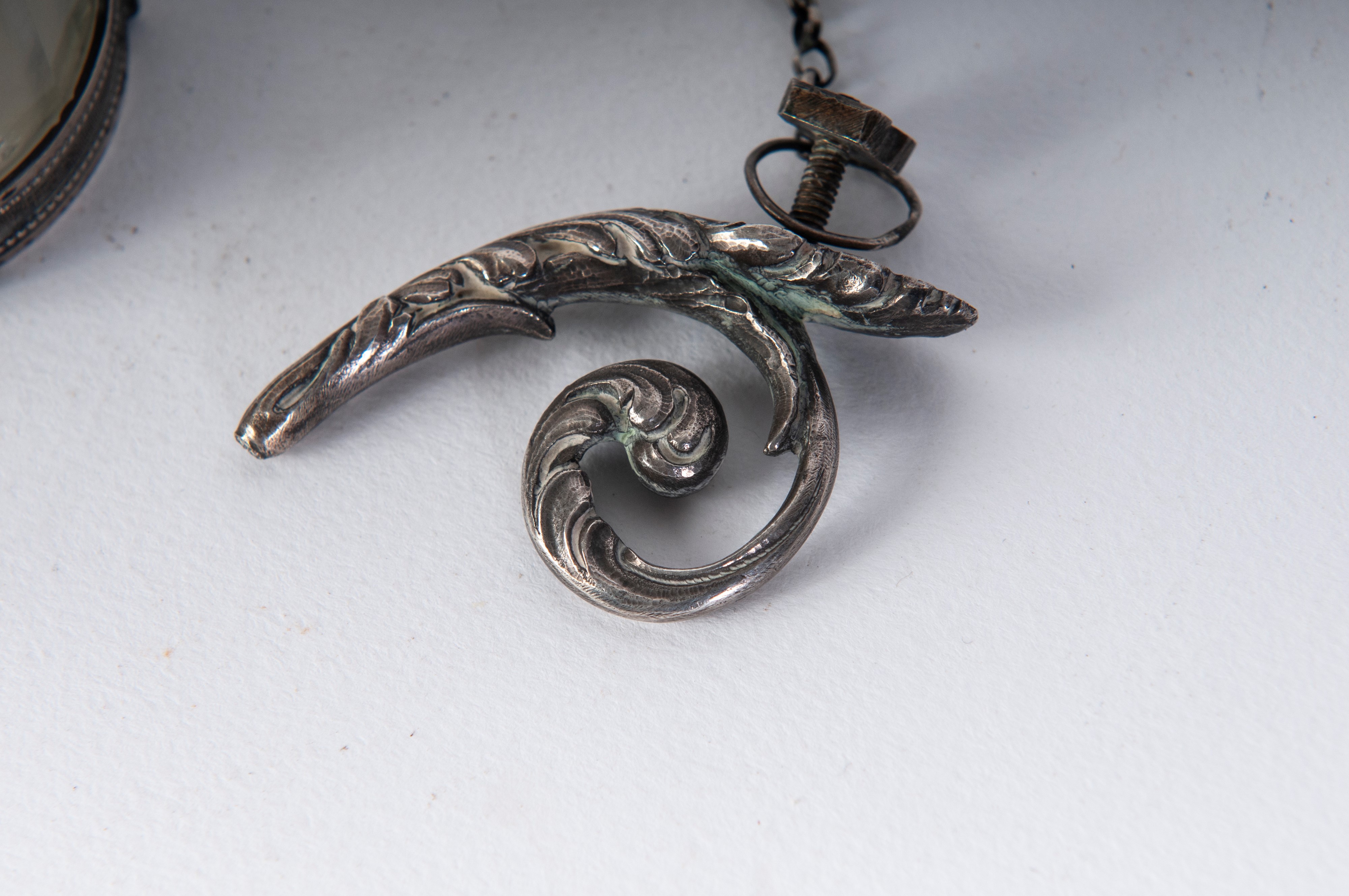 Secchiello in argento 800/100 e vetro