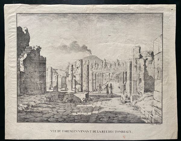 Rudolf Muller - Veduta di Pompei