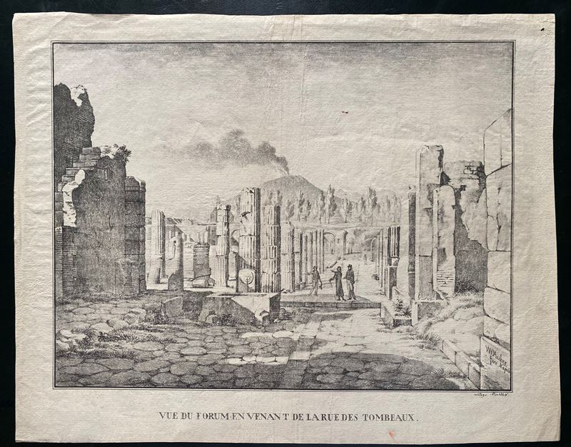 Rudolf Muller - Veduta di Pompei