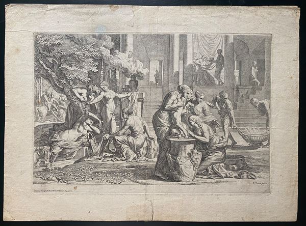 Pietro Testa - TETI IMMERGE ACHILLE NELL'ACQUA DELLO STIGE