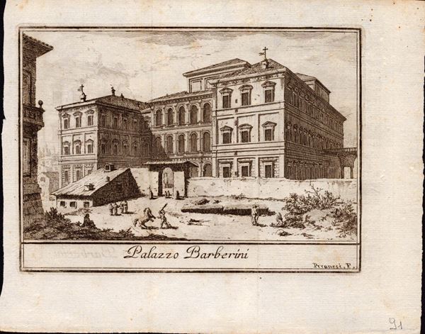 Giovanni Battista Piranesi - Palazzo Barberini