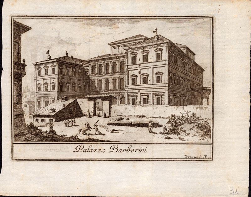 Giovanni Battista Piranesi - Palazzo Barberini