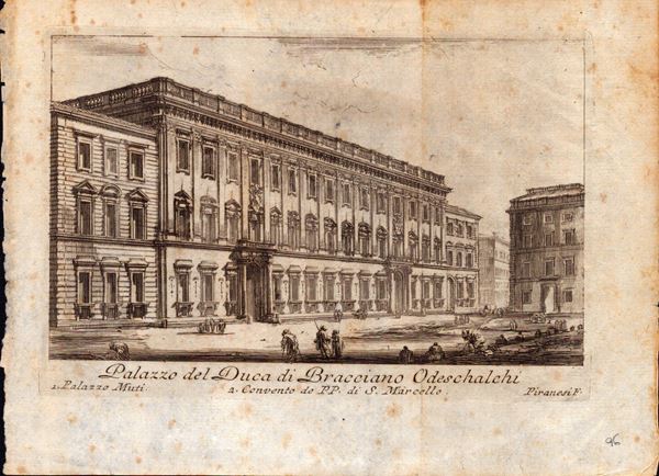 Giovanni Battista Piranesi - Palazzo del Duca di Bracciano Odeschalchi