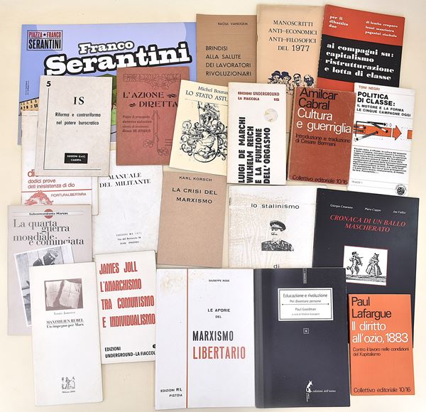 Filosofia politica (Anarchia, marxismo e lotta di classe) - 20 opuscoli in brossura editoriale