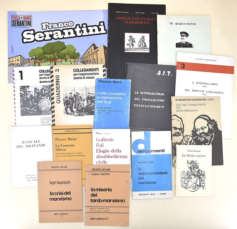 Filosofia Politica (movimento Comunitario, Marxismo, Lotta di Classe e Anarchia) - 15 Opuscoli in...
