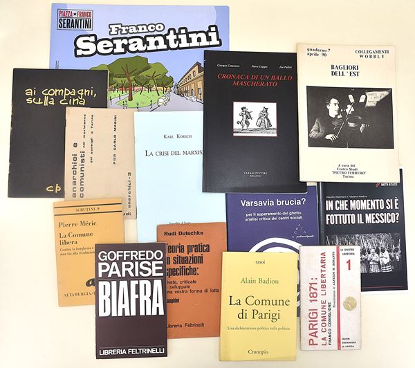 Filosofia politica (Movimento comunitario, comunismo e anarchismo) - 12 opuscoli in brossura editoriale