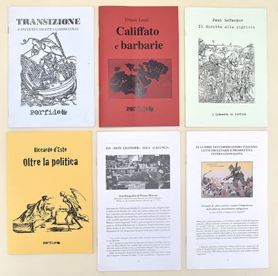Filosofia Politica. Porfido Edizioni 4 Opuscoli in Brossura Editoriale. Insieme con 2 Estratti