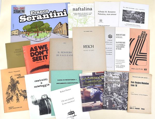 FIlosofia politica (Comunismo, lotta di classe... ) - 16 opuscoli in brossura editoriale