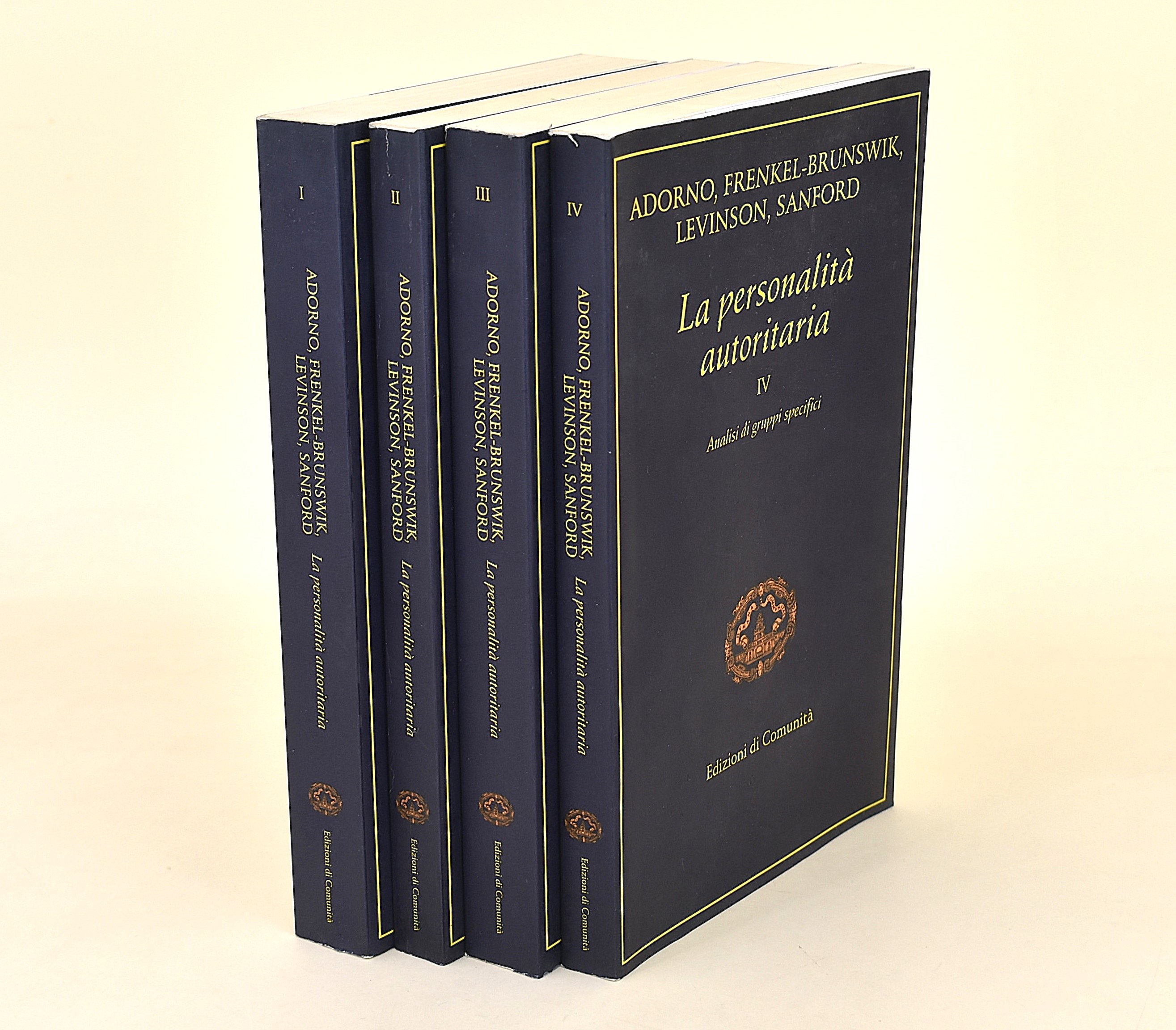 Personalità Autoritaria. 4 Volumi in Brossura Editoriale