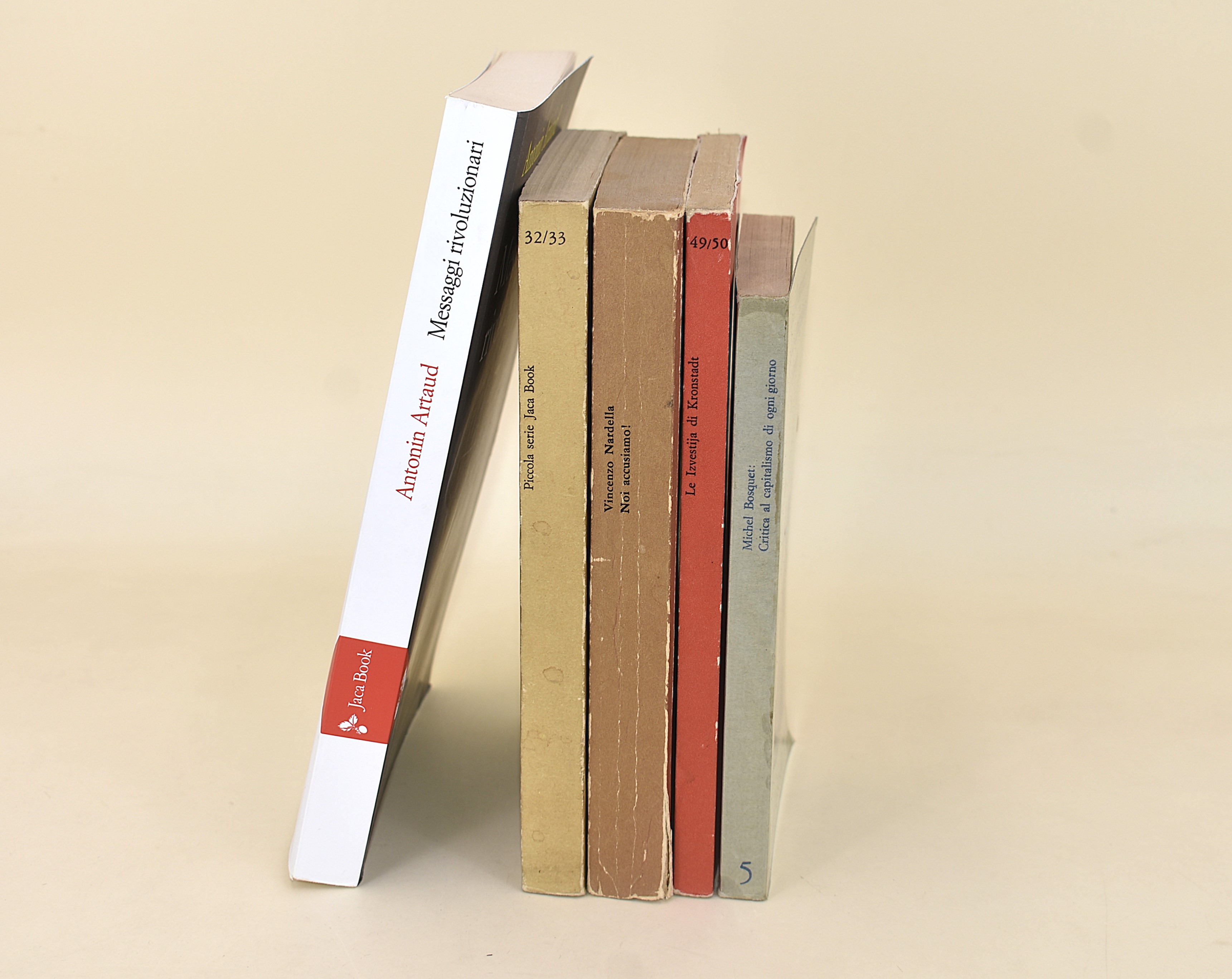 Jaca Book. Anarchia, Insurrezione, Kronstadt, Antonin Artaud - 5 Volumi in Brossura Editoriale