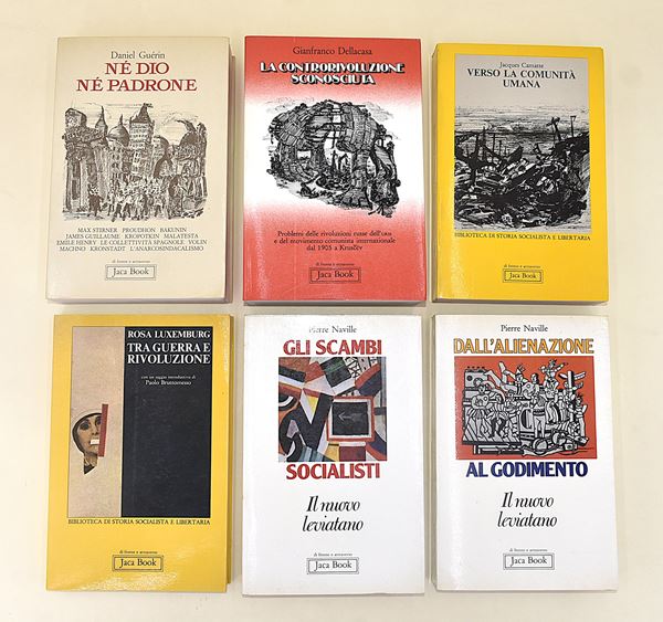Saggi Jaca Book. Anarchia, filosofia politica - 6 volumi