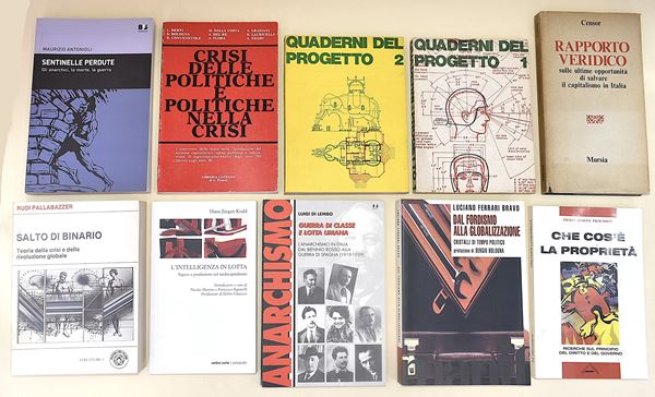 Filosofia politica. Capitalismo, produzione, globalizzazione e anarchia - 10 volumi in brossura editoriale