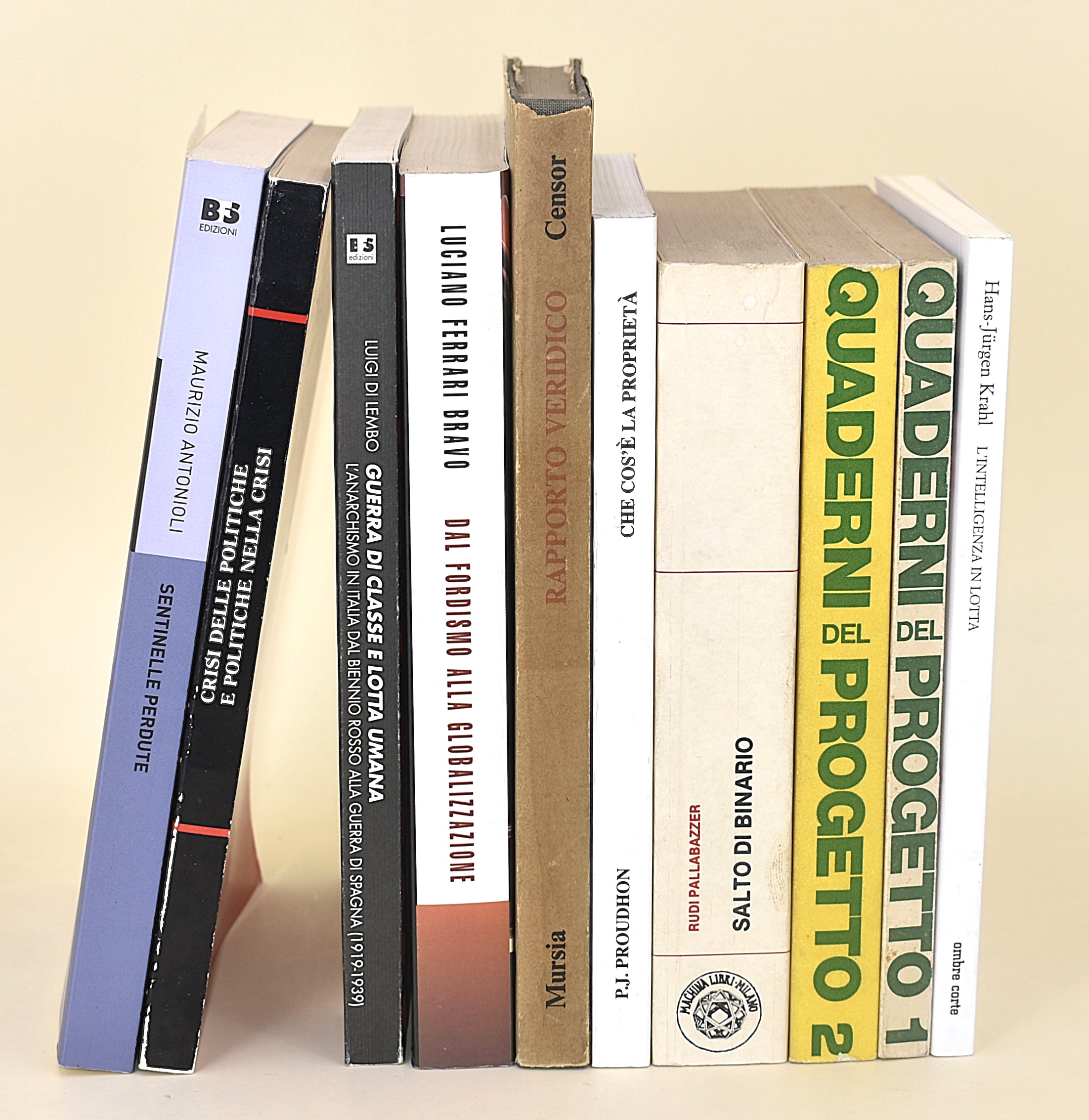 Filosofia Politica. Capitalismo, Produzione, Globalizzazione e Anarchia - 10 Volumi in Brossura E...