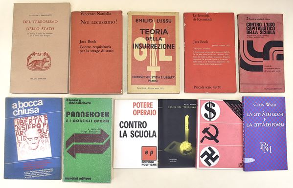 Filosofia politica. Lotta di classe, capitalismo, terrorismo e rivoluzione - 12 volumi in brossura editoriale
