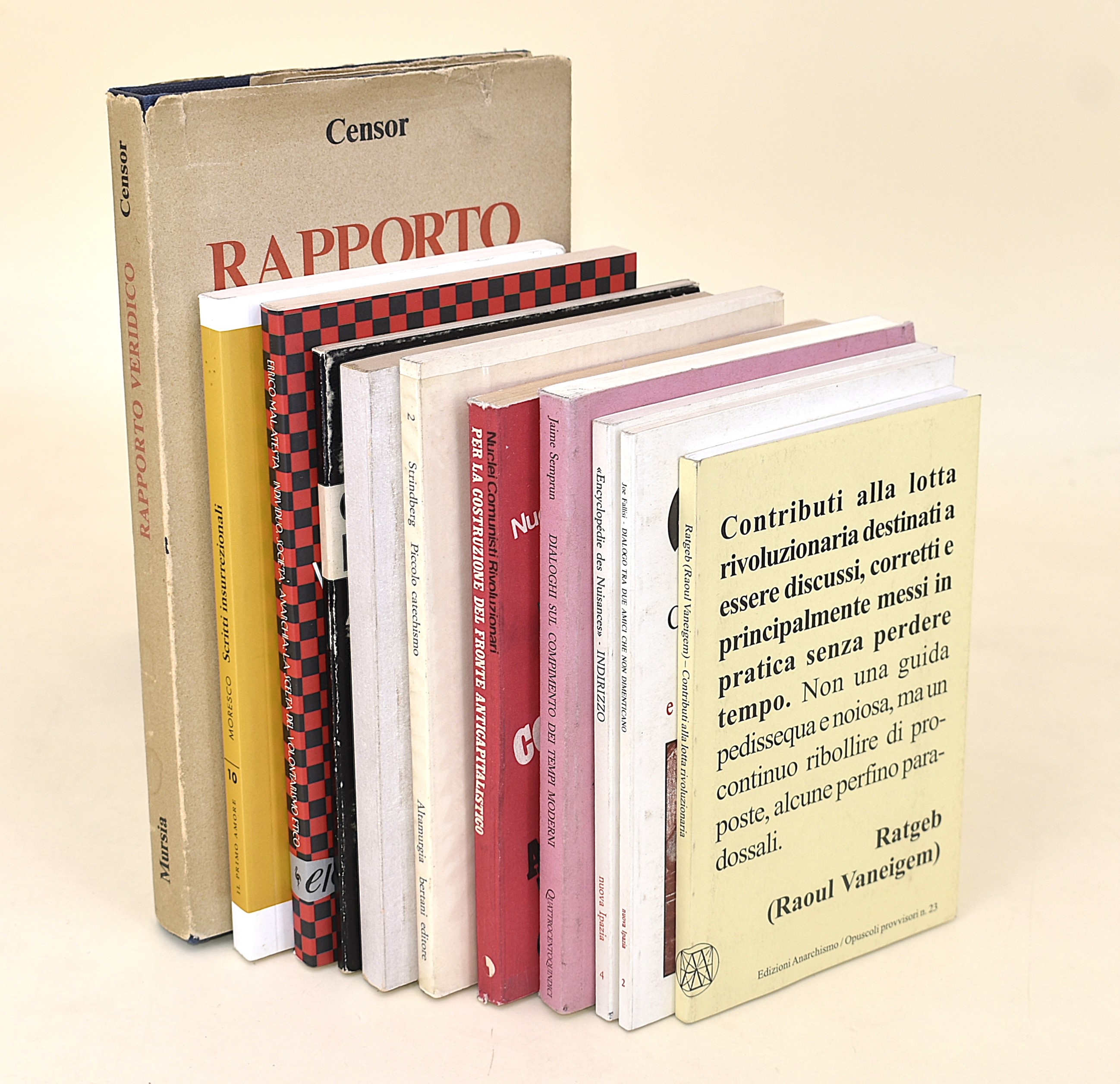 Filosofia Politica, Lotta di Classe, Capitalismo e Anarchia - 11 Volumi