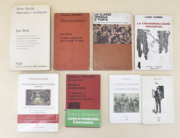 Anarchia, rivoluzione e terrorismo - 8 volumi