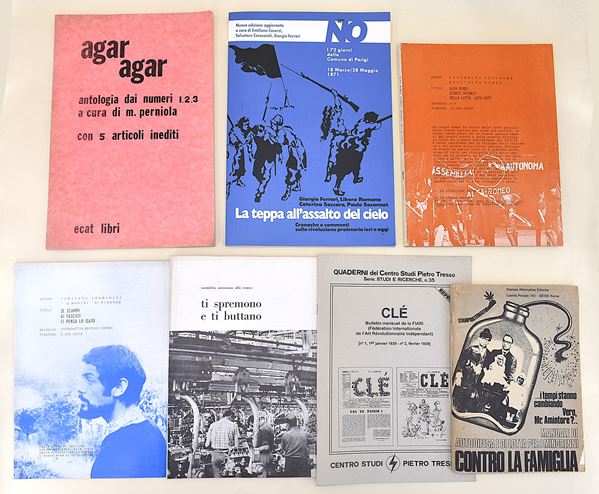 Movimento operaio Alfa Romeo. Movimenti del '77 - 8 volumi in brossura editoriale