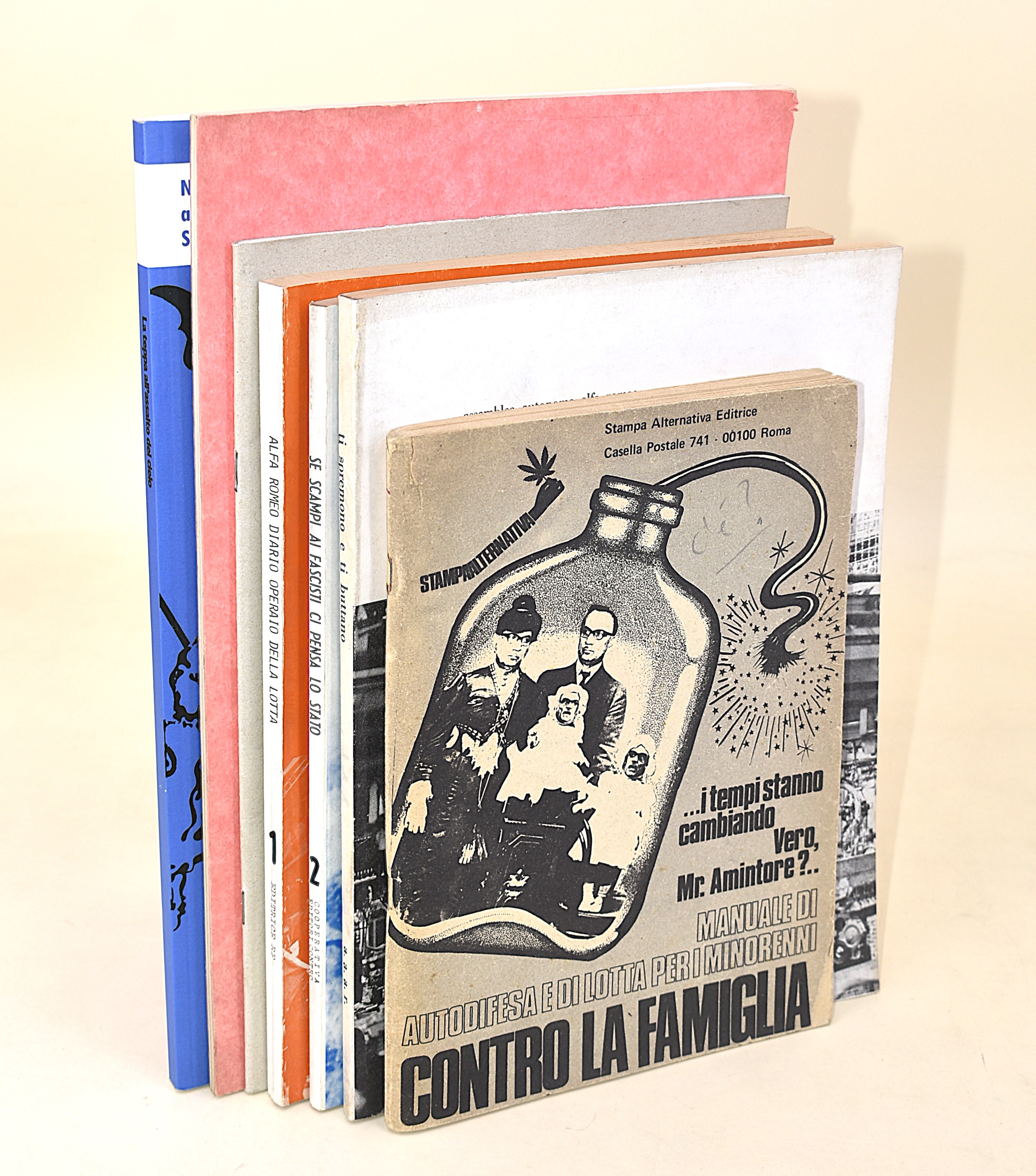 Movimento Operaio Alfa Romeo. Movimenti del '77 - 8 Volumi in Brossura Editoriale