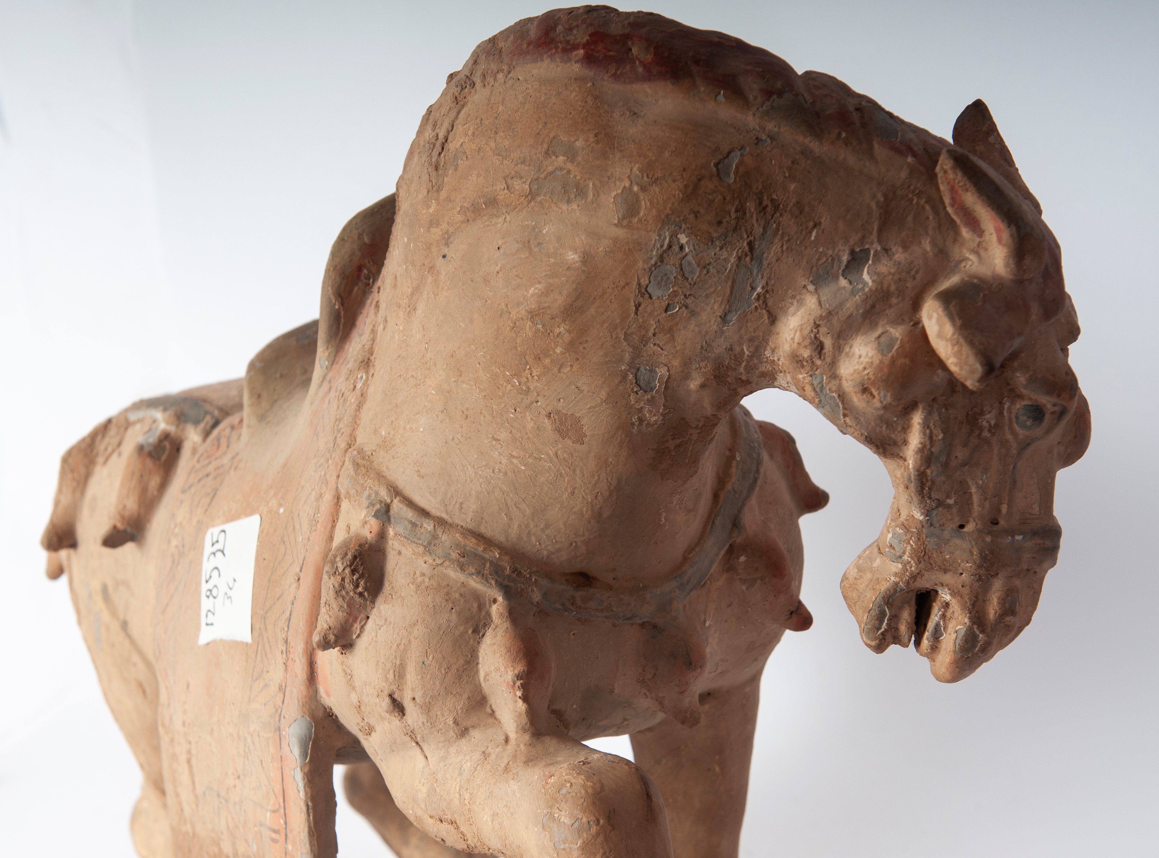 Cavallo in terracotta policroma