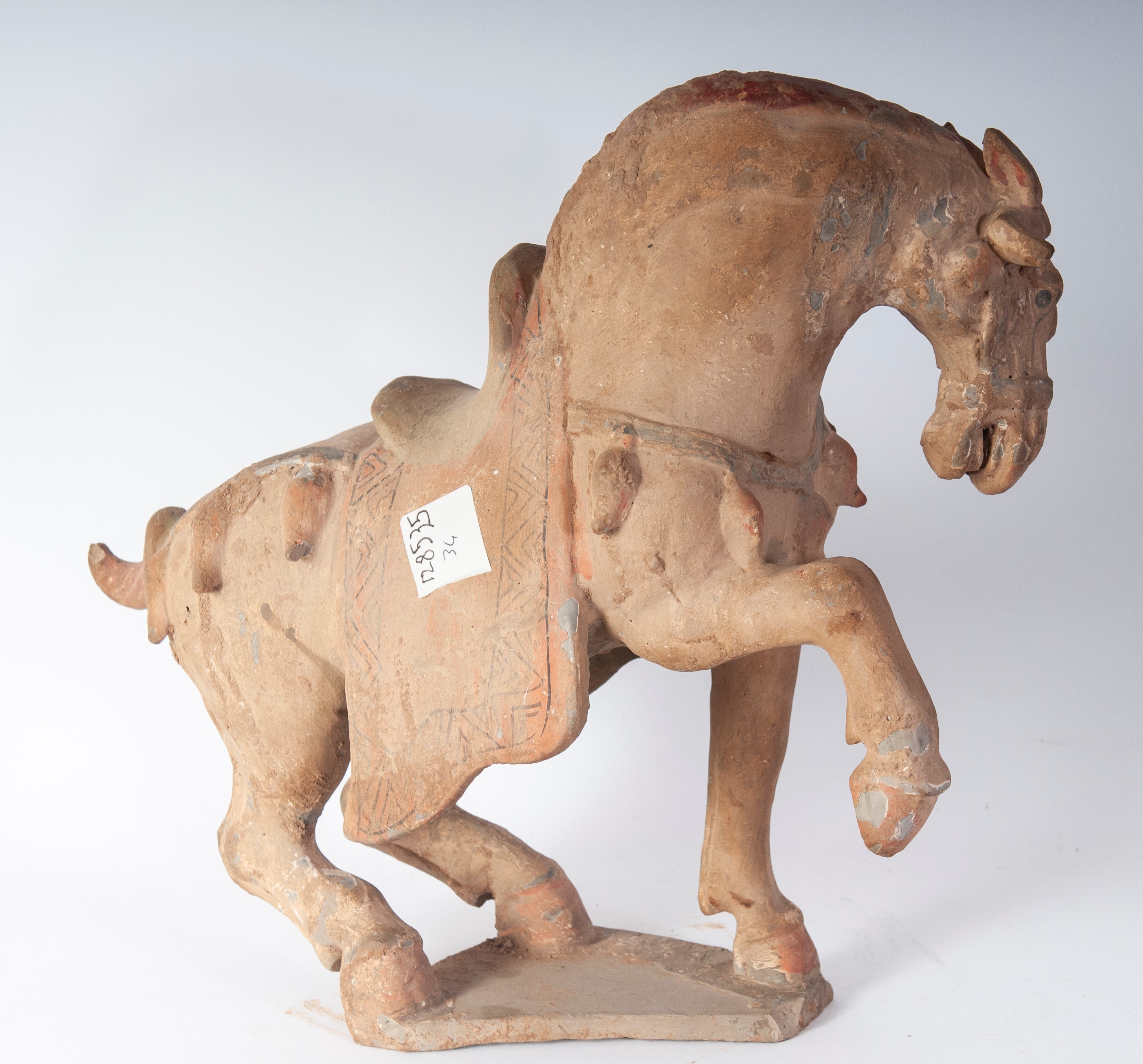 Cavallo in terracotta policroma