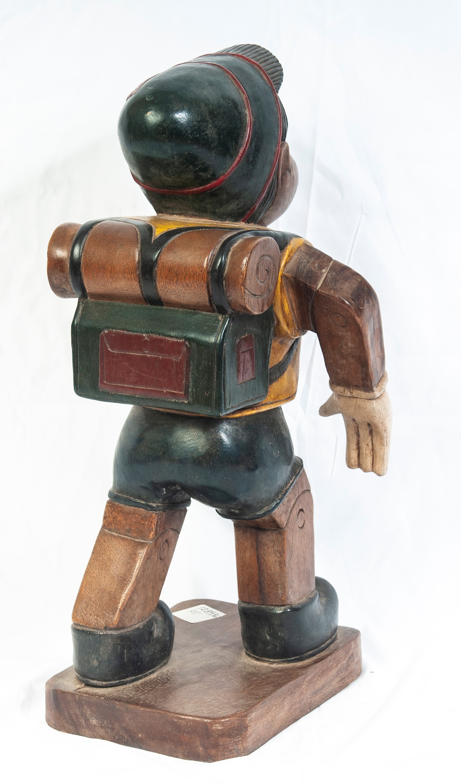 Scultore anonimo, 'Pinocchio' scultura in legno policromo