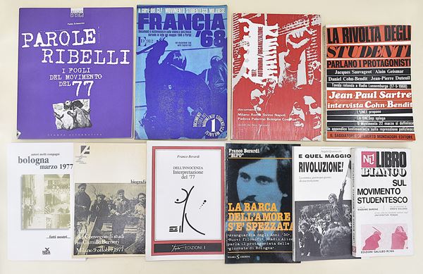 Il movimento studentesco e il '77 - 10 volumi in brossura editoriale