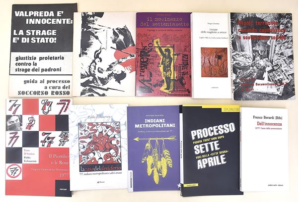 Il movimento studentesco e il '77 - 10 volumi in brossura editoriale