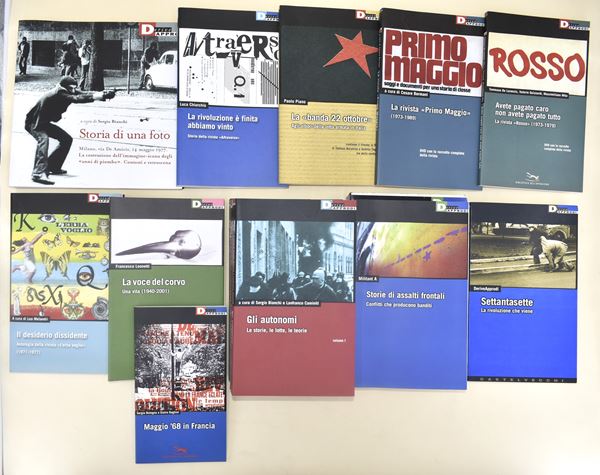 Editrice DeriveApprodi (Movimenti del '68 e '77) - 13 volumi in brossura editoriale