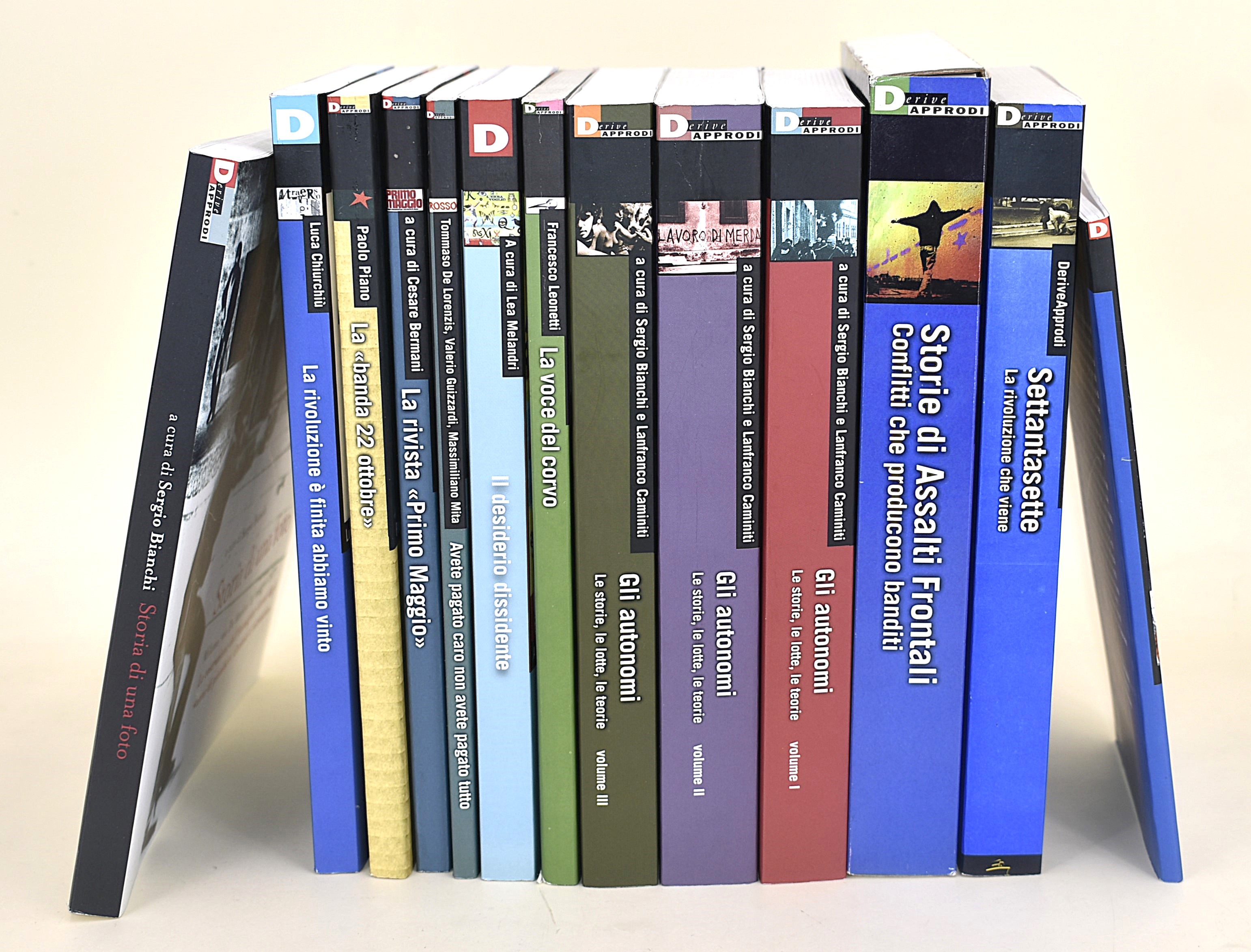 Editrice Deriveapprodi (movimenti del '68 e '77) - 13 Volumi in Brossura Editoriale