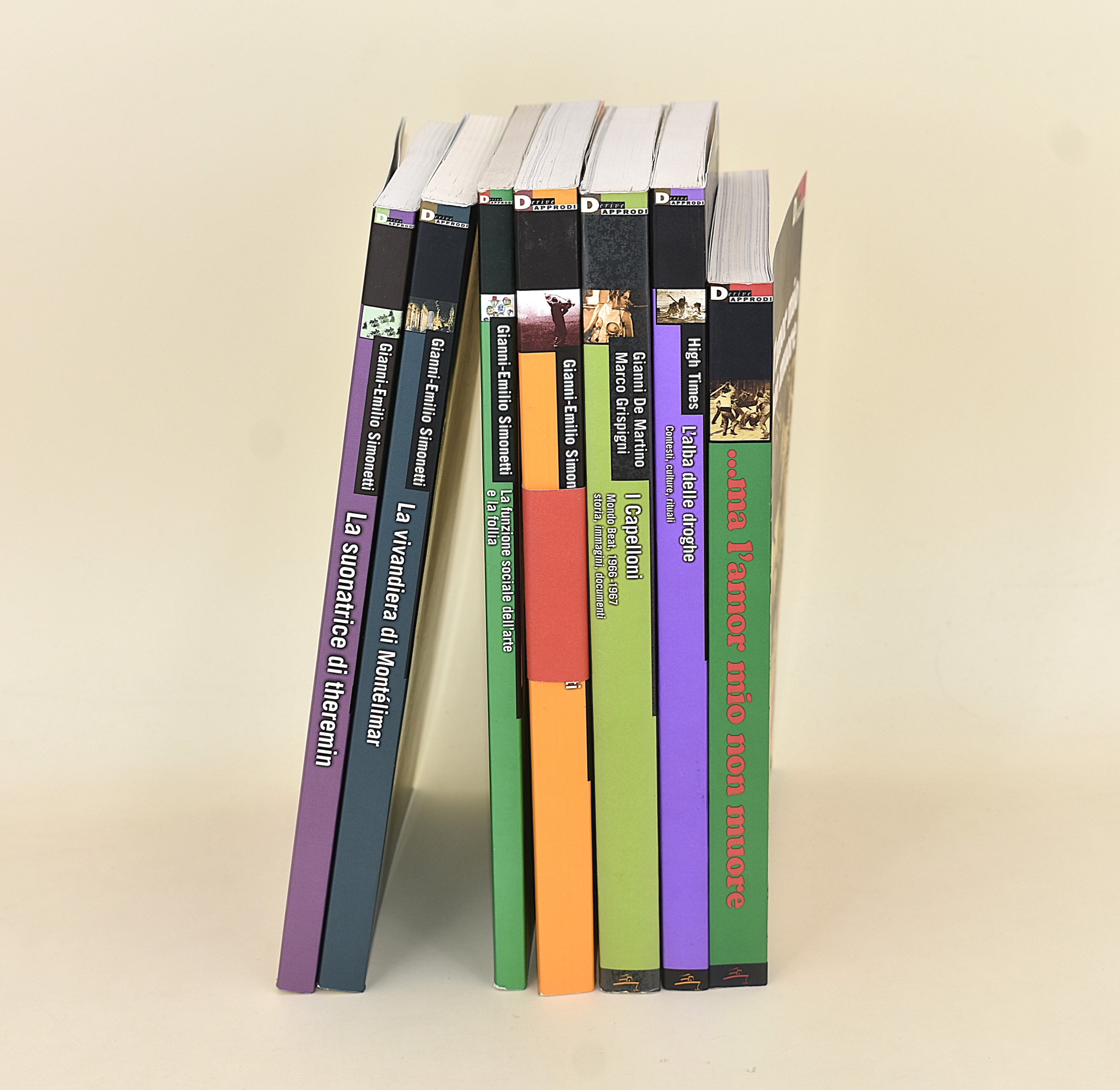 Editrice Deriveapprodi. Opere di Gianni-emilio Simonetti. Mondo Beat, Droghe, Musica e Undergroun...