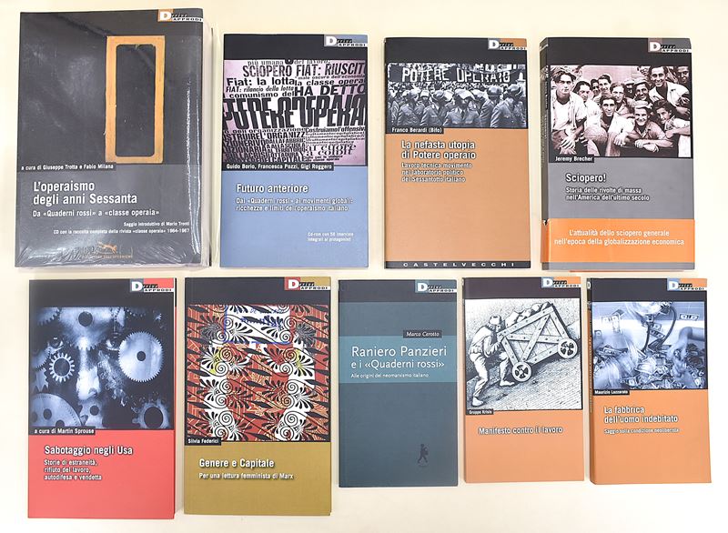 Editrice Deriveapprodi. Movimenti di Sinistra e Operaismo - 9 Volumi in Brossura Editoriale