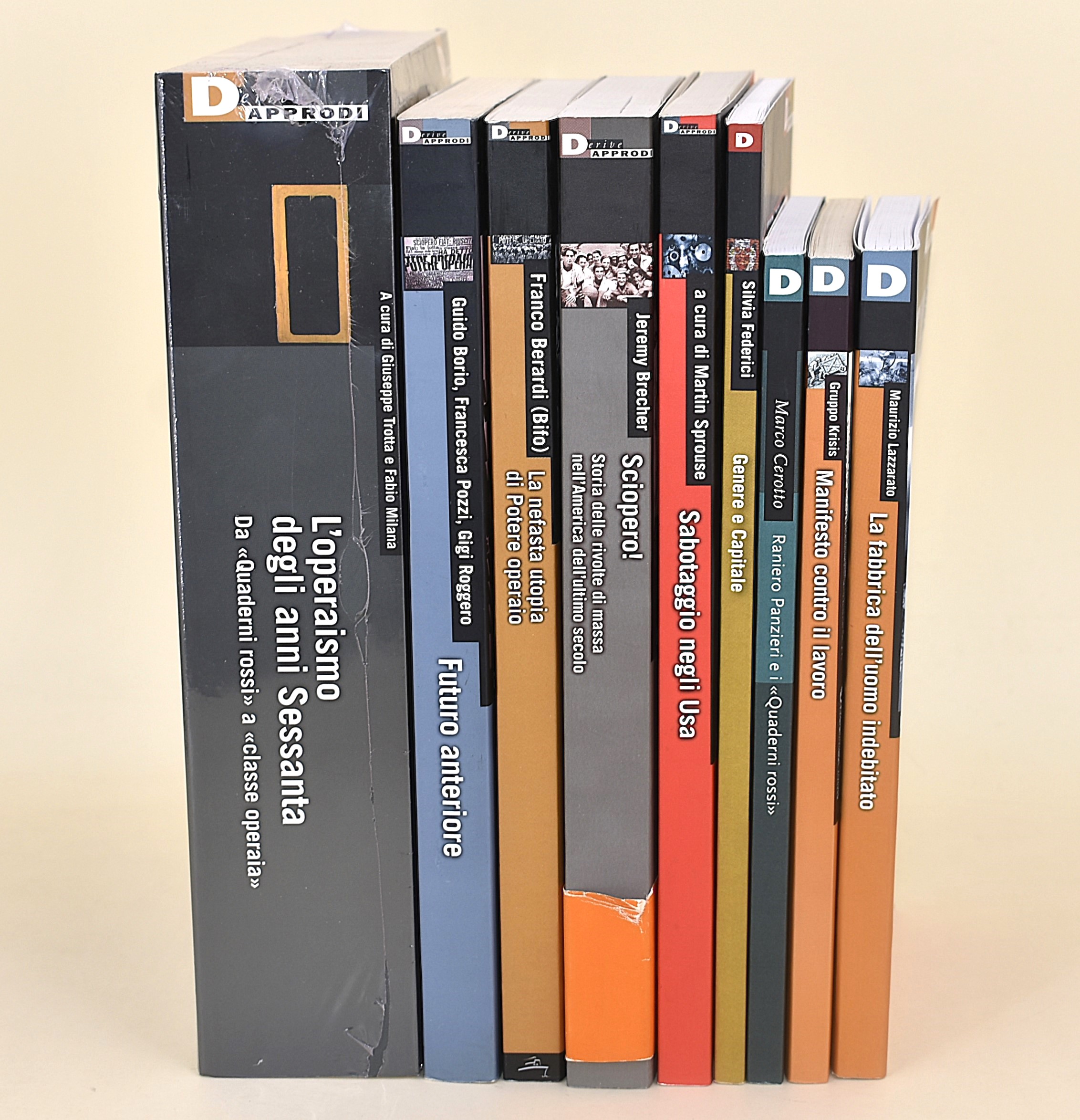 Editrice Deriveapprodi. Movimenti di Sinistra e Operaismo - 9 Volumi in Brossura Editoriale
