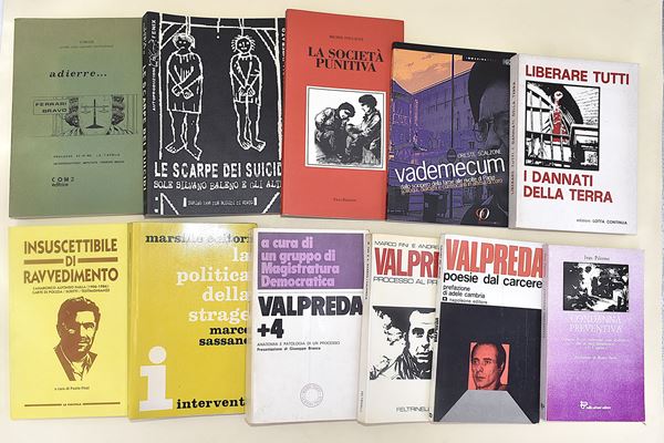 Anarchia, processi, congiure, operaismo - 11 volumi in brossura editoriale
