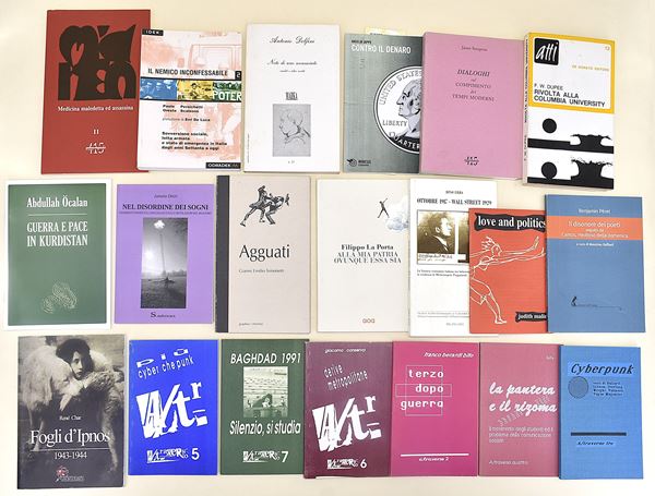 Opuscoli e libretti di filosofia politica, storia e letteratura  - 20 volumi in brossura editoriale
