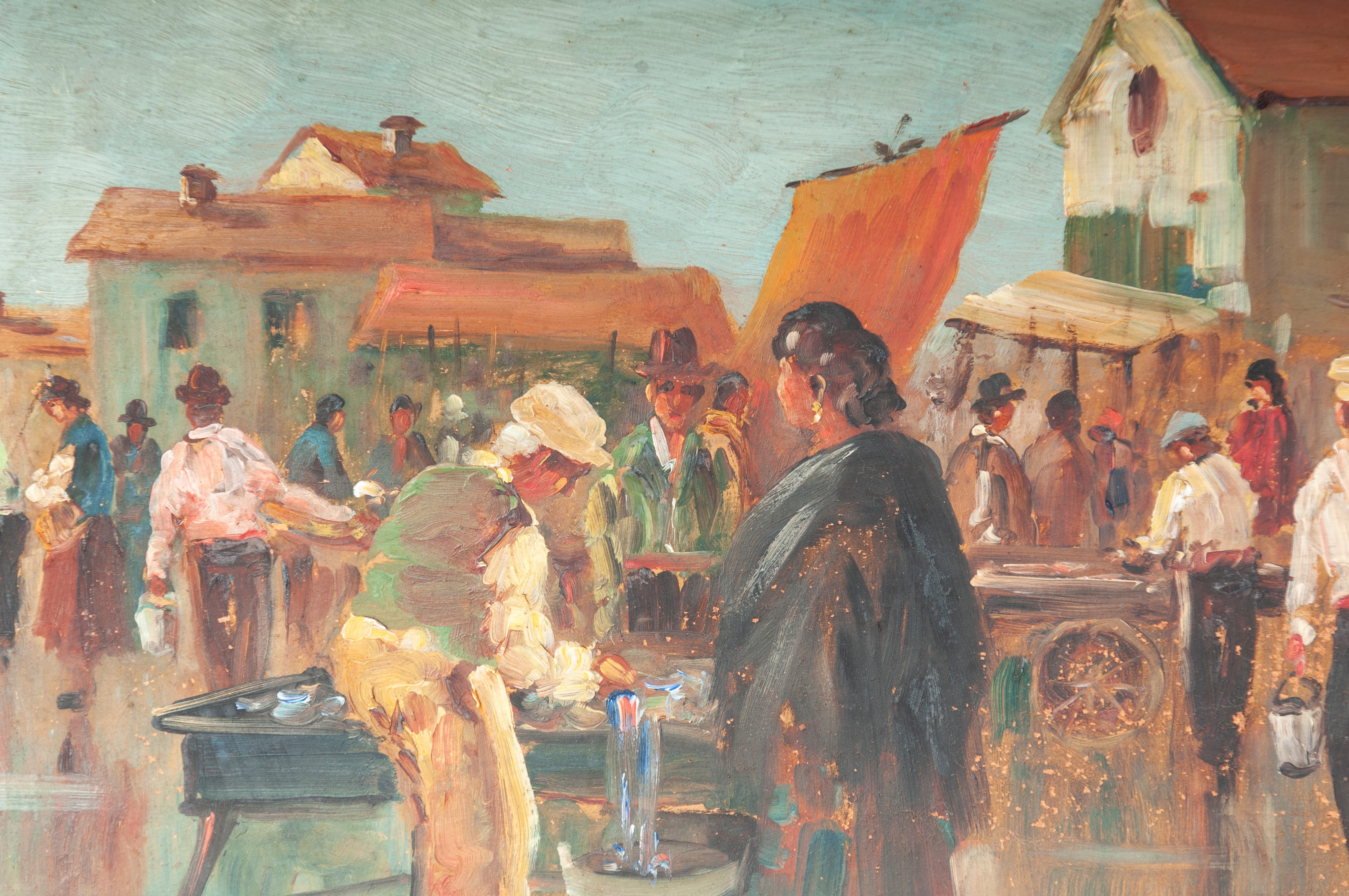 Pescheria a Chioggia con marina