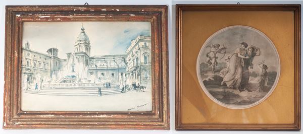 Lot of two prints