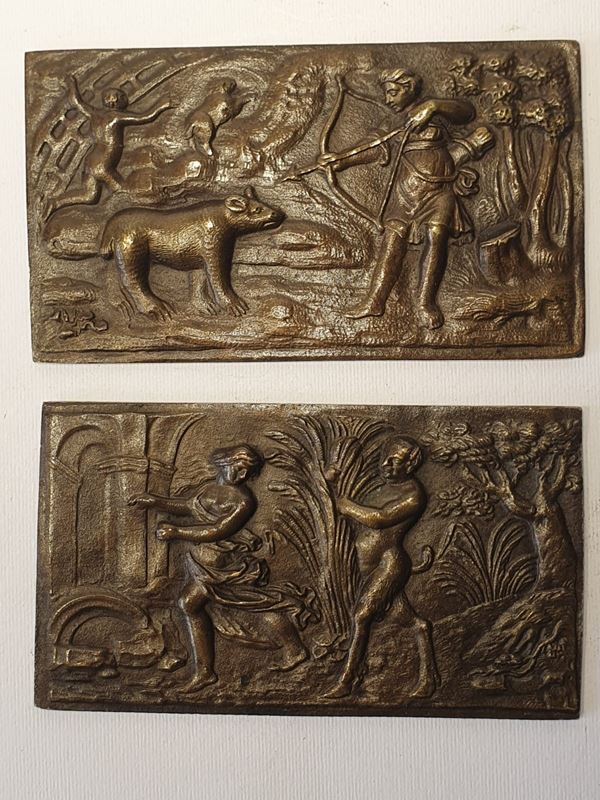 Two mythological plaques
