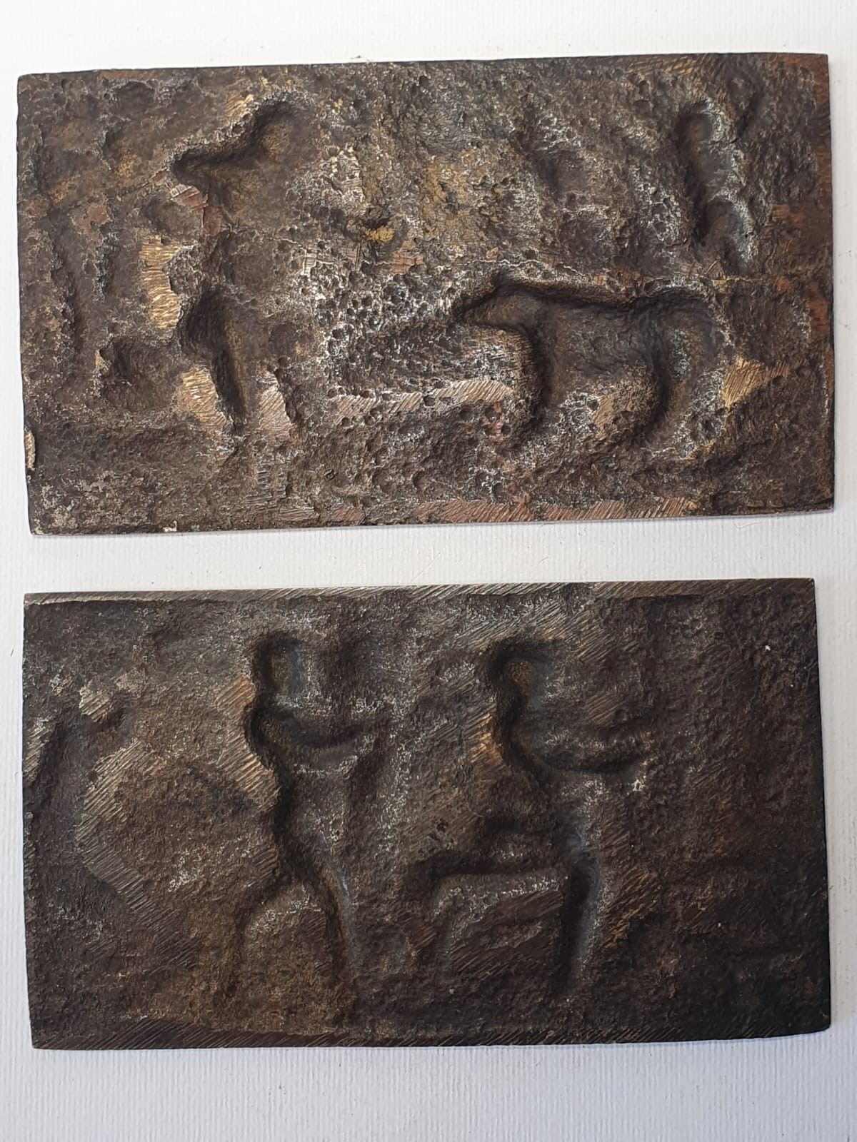 Due placchette a tema mitologico