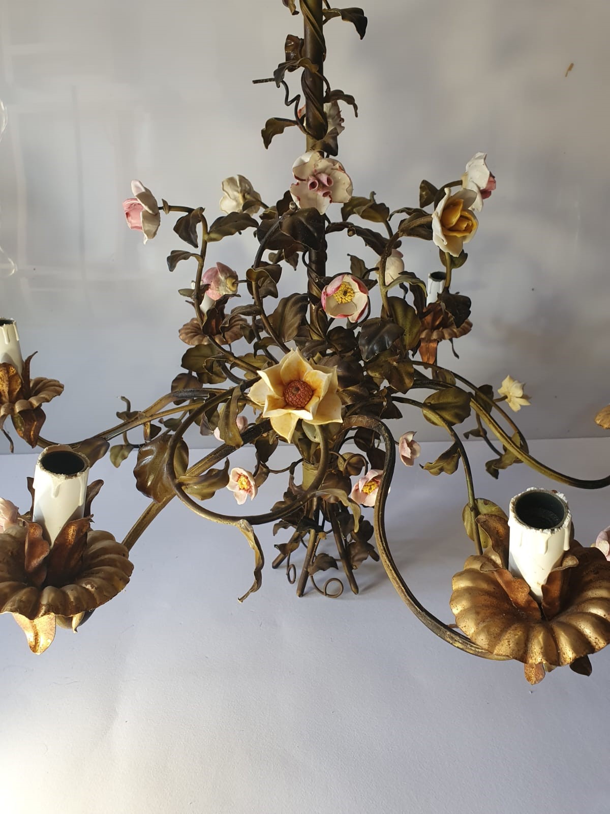 Lampadario a cestello