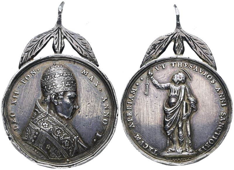 Leone XII, Medaglia per l'indizione dell'anno santo 1825