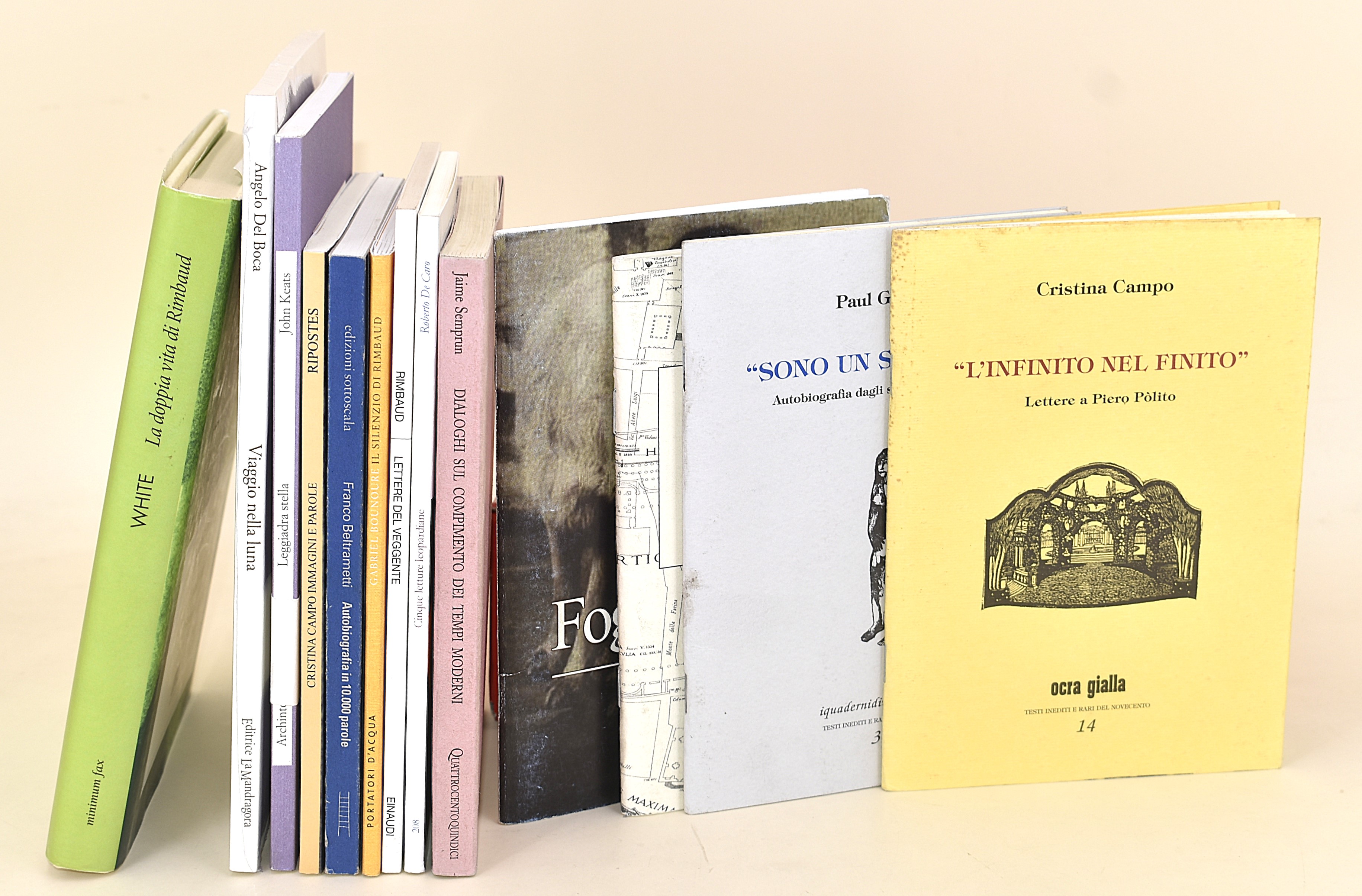 Letteratura Generale, Rimbaud, René Char, Semprun, Gauguin - 12 Volumi in Brossura Editoriale e C...
