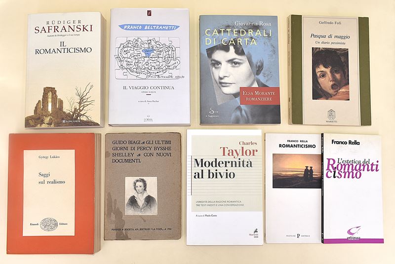 Letteratura Generale. Romanticismo, Narrativa - 9 Volumi in Brossura Editoriale