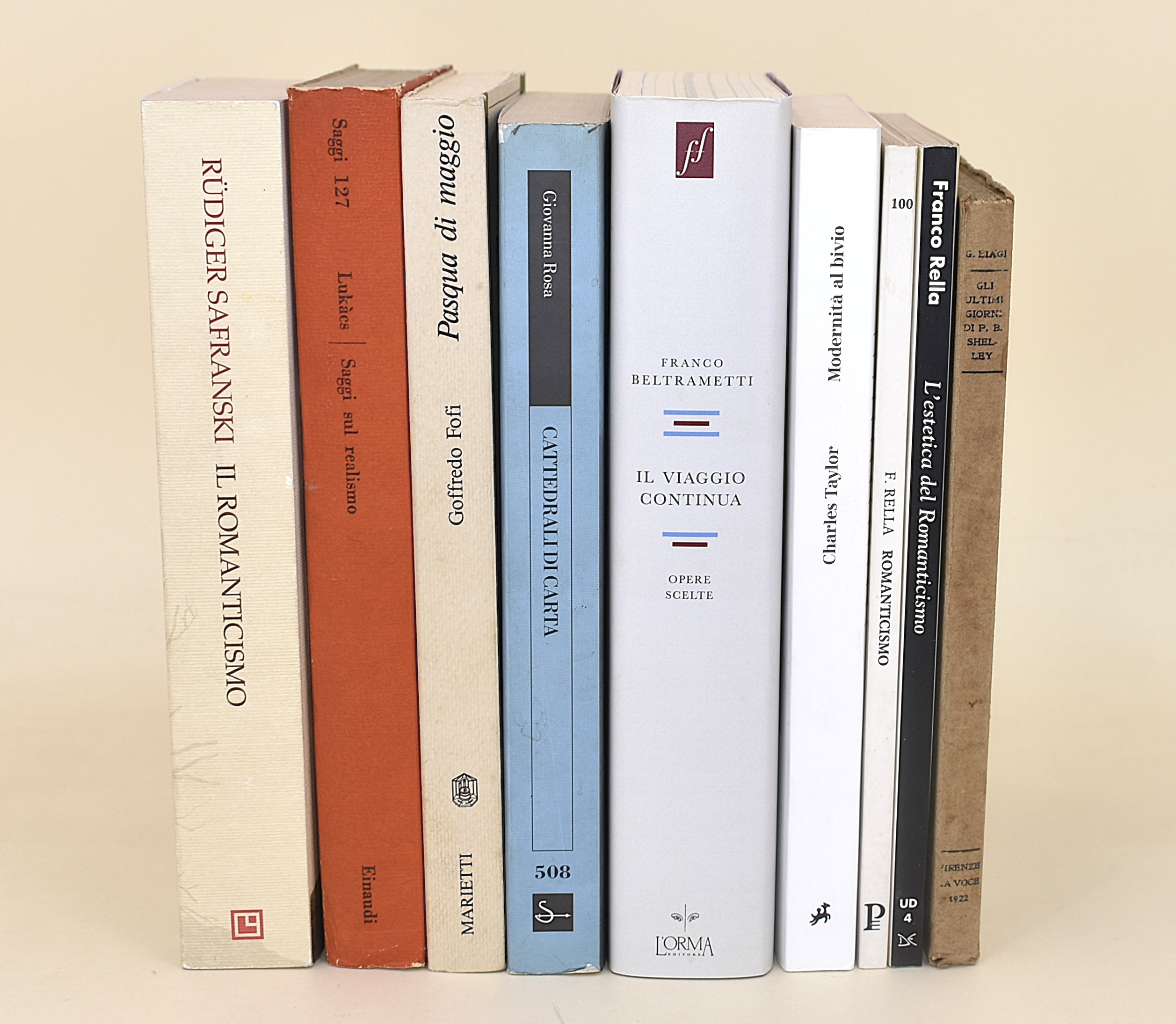 Letteratura Generale. Romanticismo, Narrativa - 9 Volumi in Brossura Editoriale