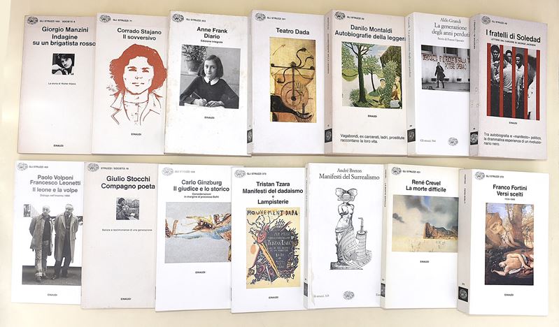 Einaudi. Collana "gli Struzzi" - 14 Volumi in Brossura Editoriale